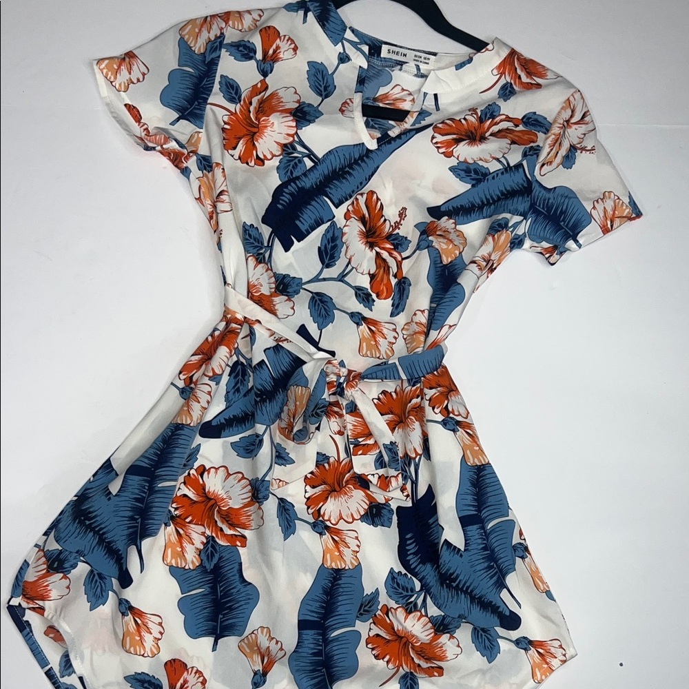 SHEIN Floral Mini Dress Girls size 9